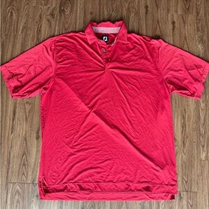 FootJoy Men’s Bright Red Golf Polo